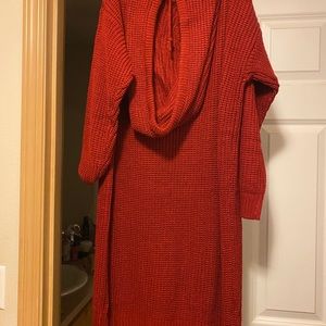 Fashion nova hooded sweater dress